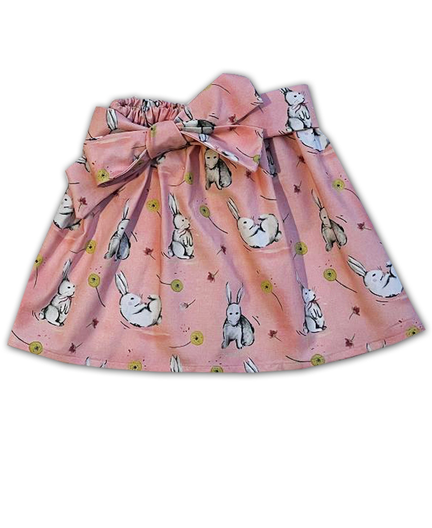 Girl's Personalised Rabbit Skirt and T-Shirt Outfit