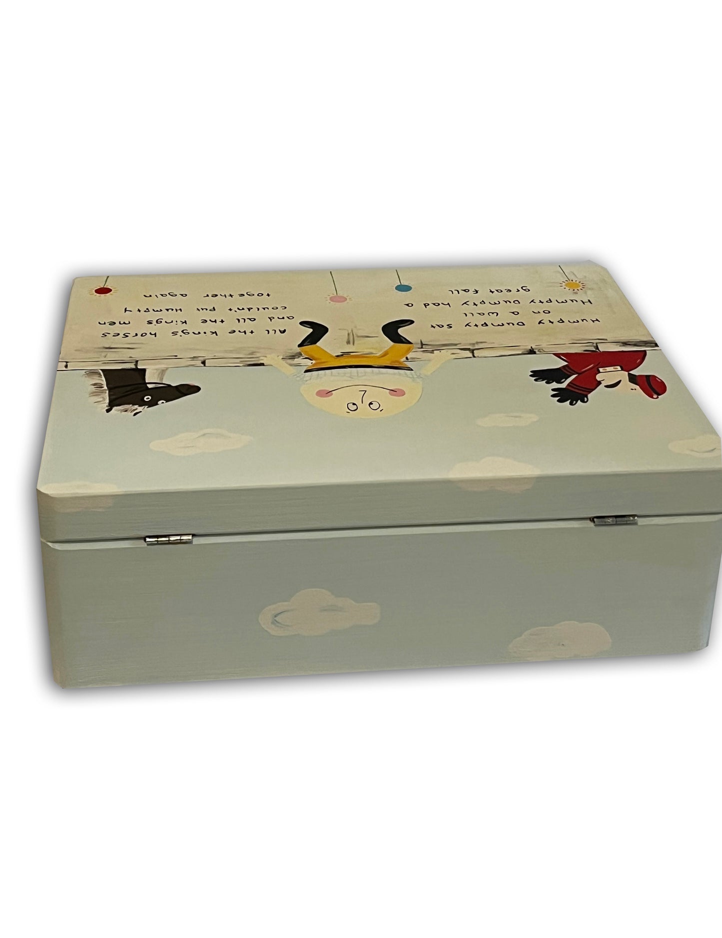 Personalised Humpty Dumpty Keepsake Box, Baby Memory Box