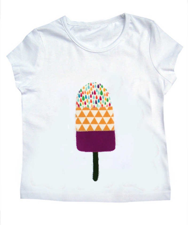 Girls Ice Lolly Skirt and T-Shirt Outfit