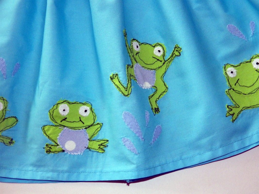Girls frog Skirt and T-Shirt