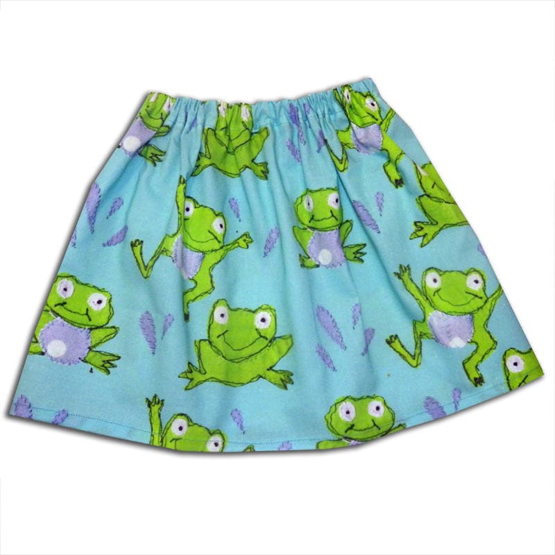 Girls Frog Skirt and T-Shirt