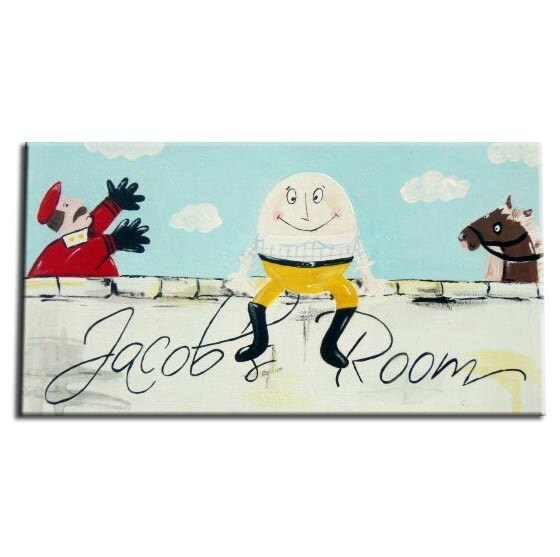 Personalised Humpty Dumpty Door Sign