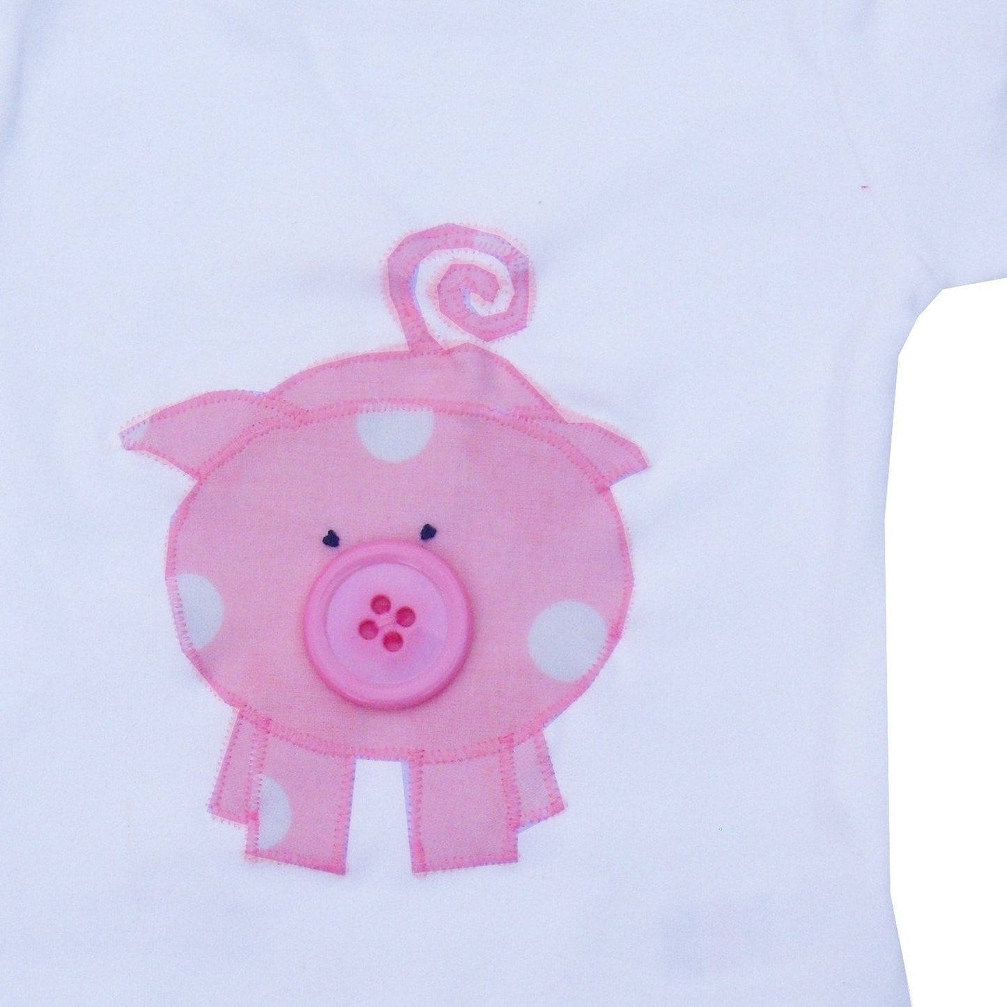 Baby Girls Pig Bodysuit
