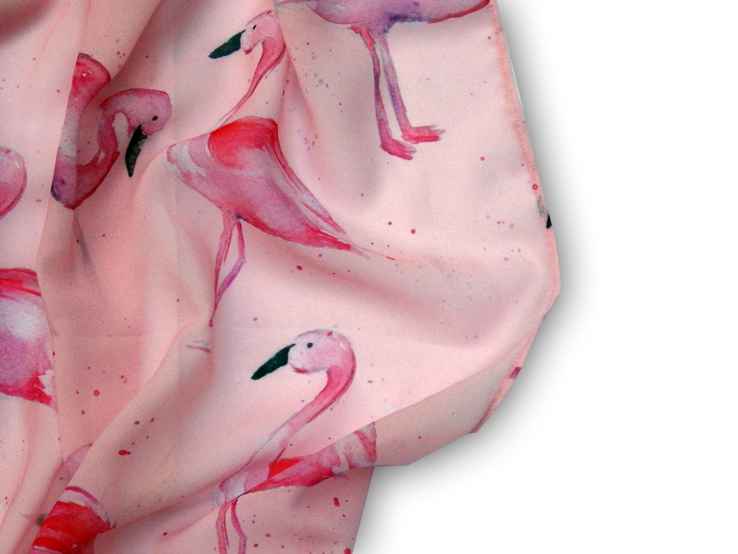 Large Flamingo Chiffon Scarf, Woman's Scarf, Spring Summer Autumn Scarf, Gifts for her, Mother's Day Gift, Gift for Flamingo Lover