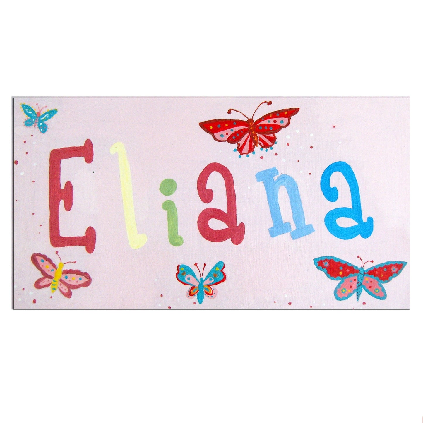 Butterfly Personalised Door Sign