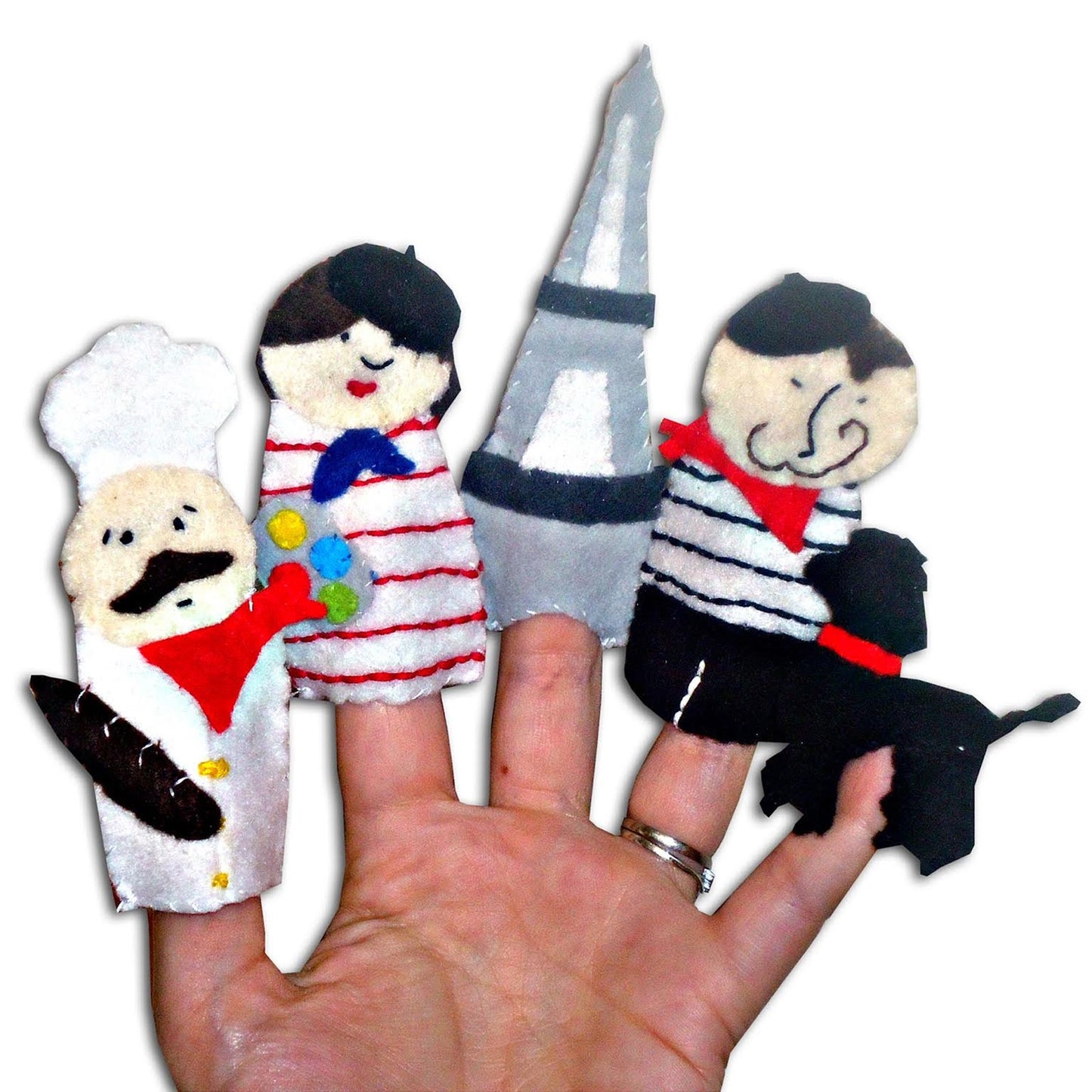 French Finger Puppets