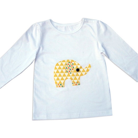 Girl's Elephant Skirt and T-Shirt