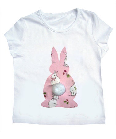 Girl's Rabbit Skirt and T-shirt Outfit