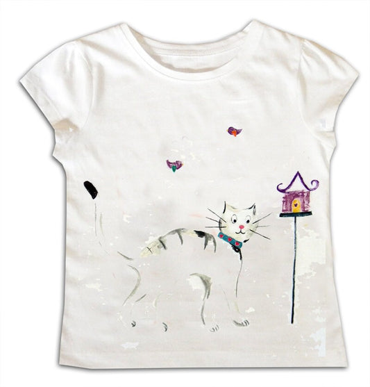 Girls Cat T-Shirt