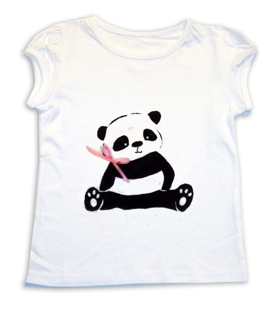 Girls Panda T-Shirt