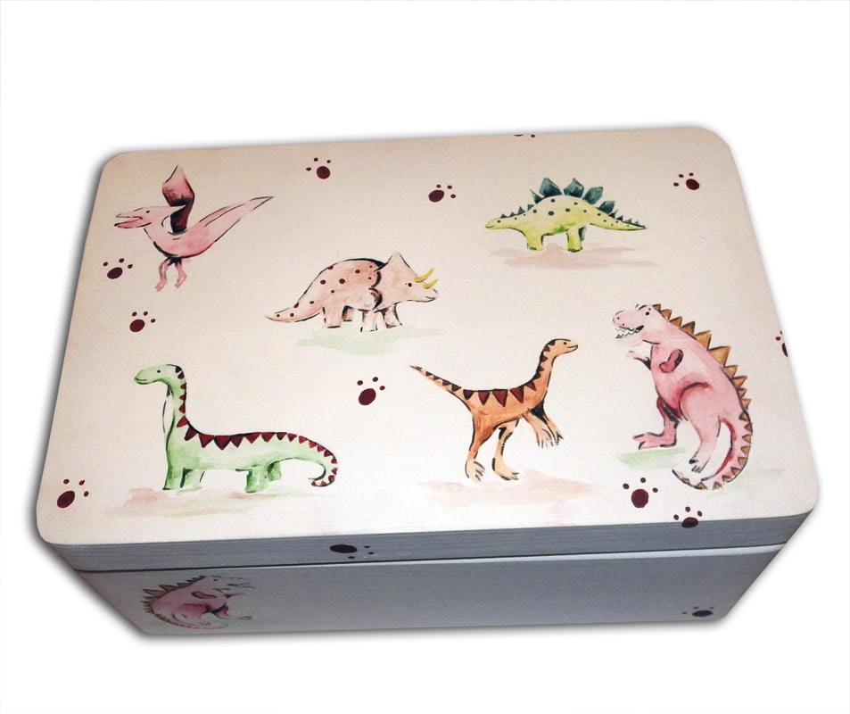 Personalised Dinosaur Keepsake Box, Memory Box