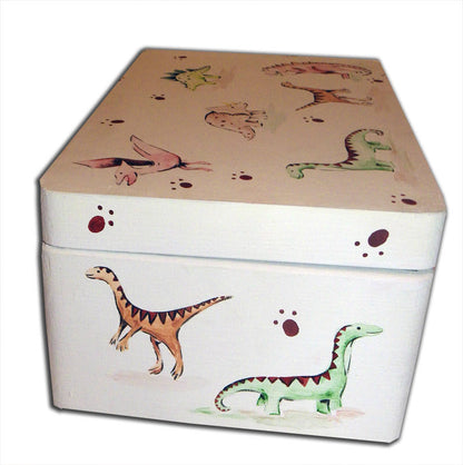 Personalised Dinosaur Keepsake Box, Memory Box