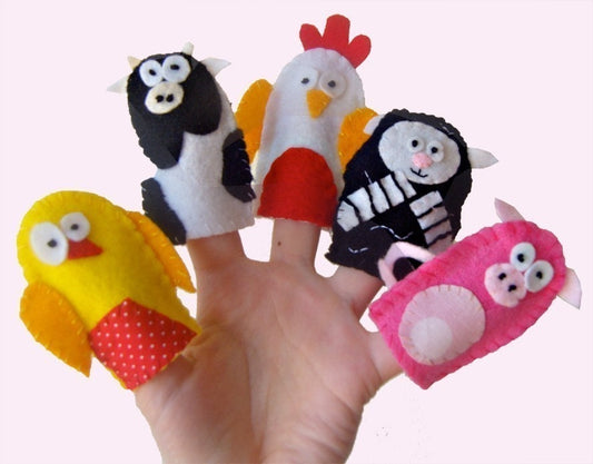 Farm Animals Finger Puppets