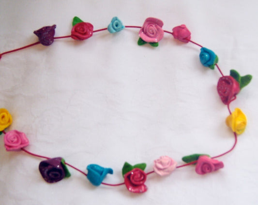 Girls Flower Necklace, Girls Jewellery, Girls Stocking Filler, Girls Jewelry, Gift for Girls