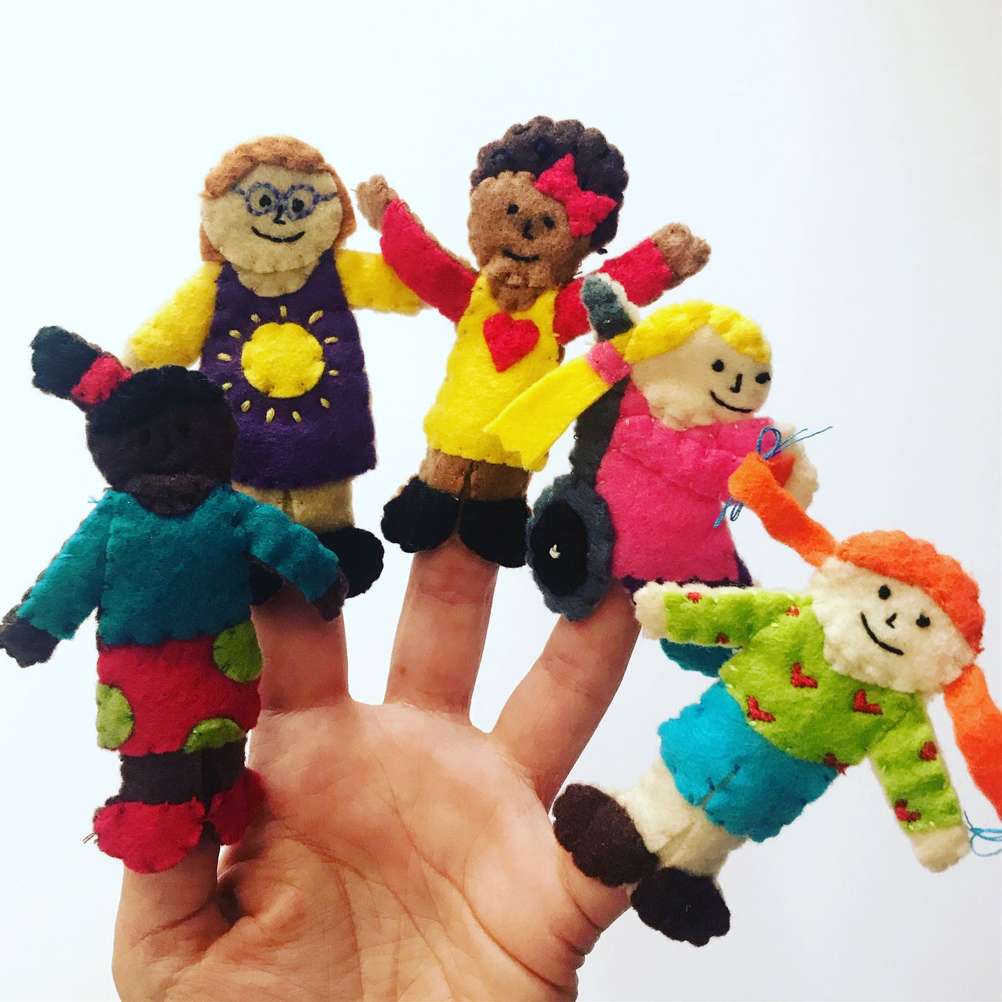 Girl Finger Puppets