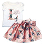 Girl's Koala Personalised Skirt and T-shirt Outfit