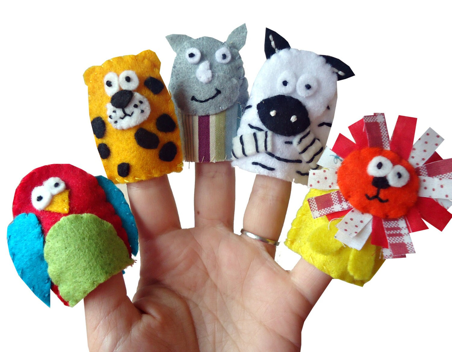 Jungle Animal Finger Puppets