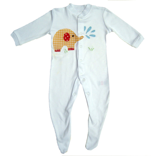 Elephant Baby Sleepsuit