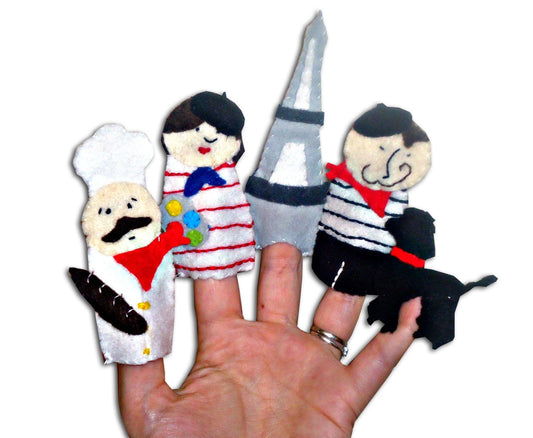 French Finger Puppets