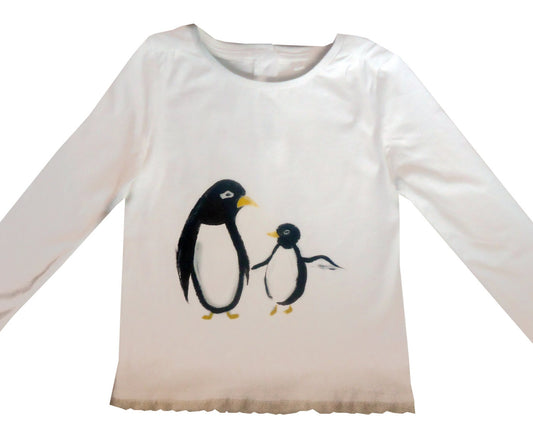 Girls Penguin T-Shirt