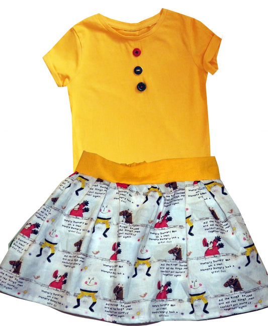 Humpty Dumpty Skirt and T-Shirt