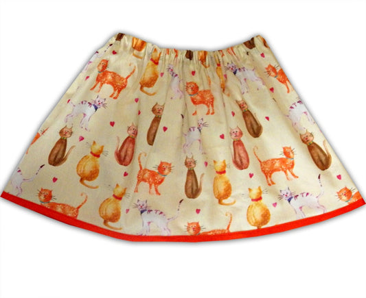 Girl's Cat Skirt